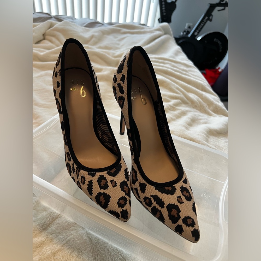 Mix No 6 Heels Animal Print-used